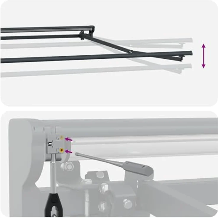 vidaXL Elektrische ausziehbare Markise 4,5 × 3 m, hellgrau mit anthrazitfarbenem Rahmen, UV-beständiger Stoff, Fernbedienung und manuelle Steuerung, semi-cassette Design – Bild 4