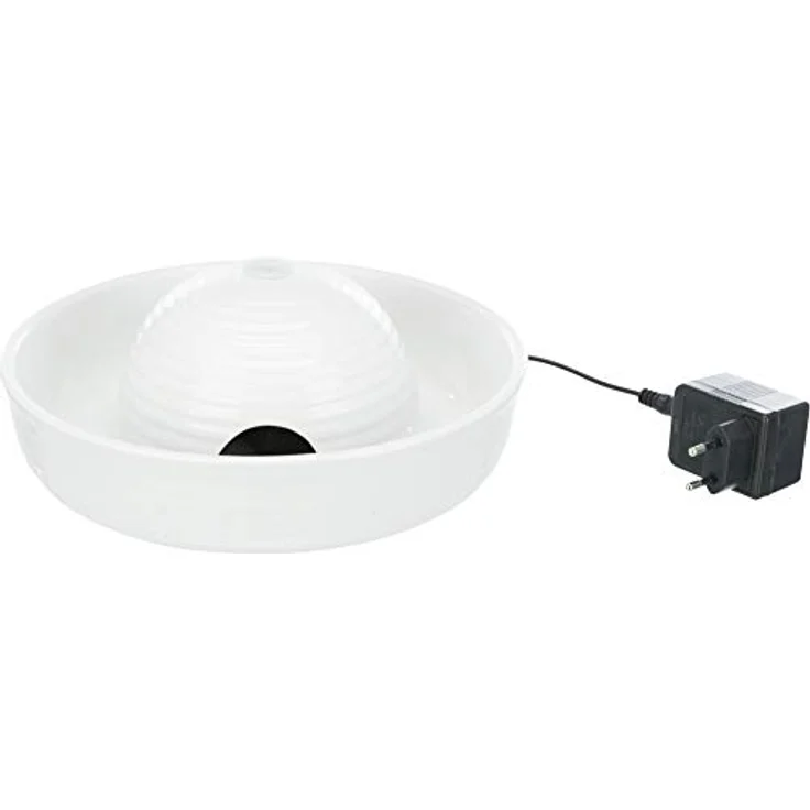 TRIXIE elektronischer Wasserspender "Trinkbrunnen Vital Flow Mini, Keramik, 0,8 l/ø 24 × 10 cm, weiß" - 24468 - Preisvergleich – Bild 3