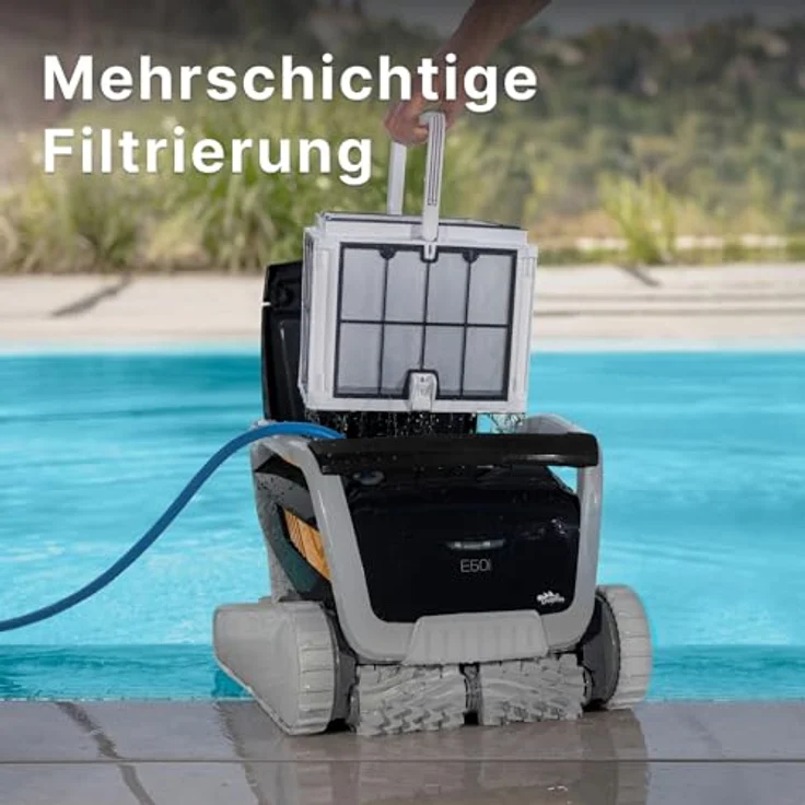 Dolphin E60i Poolroboter mit PVC Bürsten und App-Steuerung – Bild 5