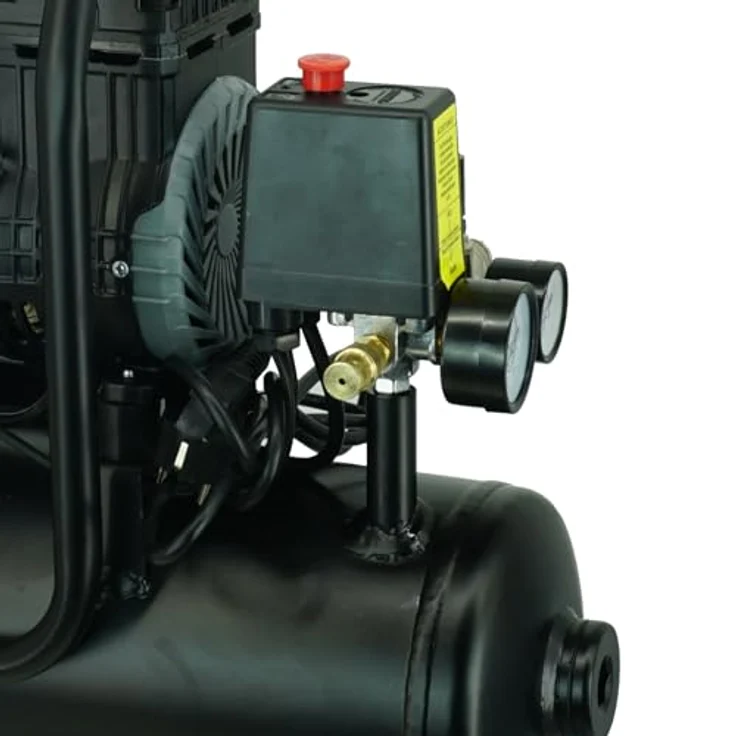 TrutzHolm Silent Flüsterkompressor 9L, ölfrei, 900 W, 57 dB(A), max. 8 bar, inkl. Zubehör – Bild 6