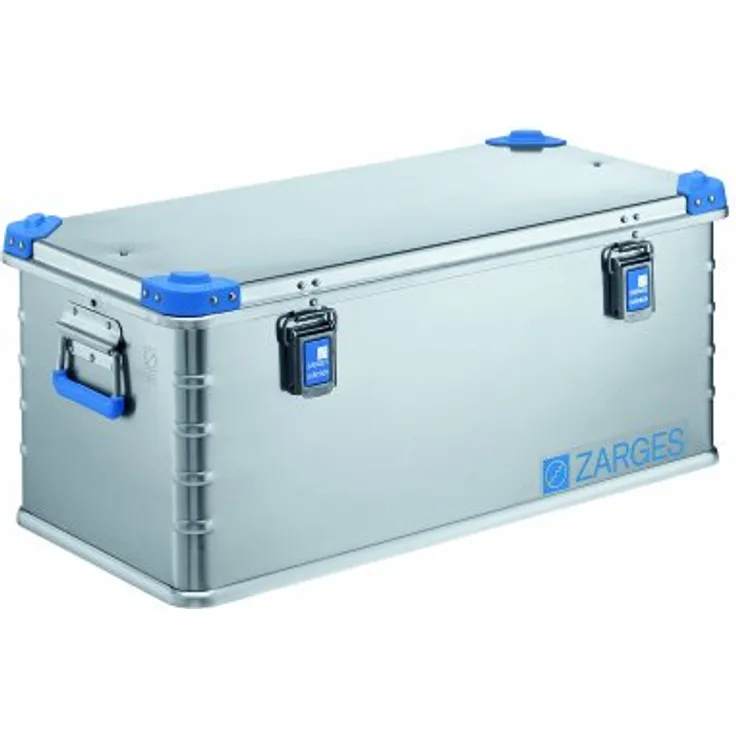 Zarges Eurobox Alu, Werkzeugkoffer 81 Liter, staub- und spritzwassergeschützt, stabil und leicht