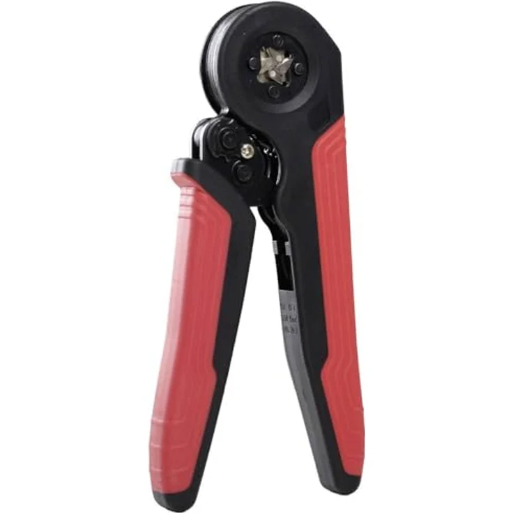 Quadrios Crimpzange Aderendhülsen-Crimpzange Vierkantpressklaue, automatische Einstellung 0,25-10 mm², ergonomischer Kunststoffgriff, Sicherheitsverschluss, 404 g – Bild 2