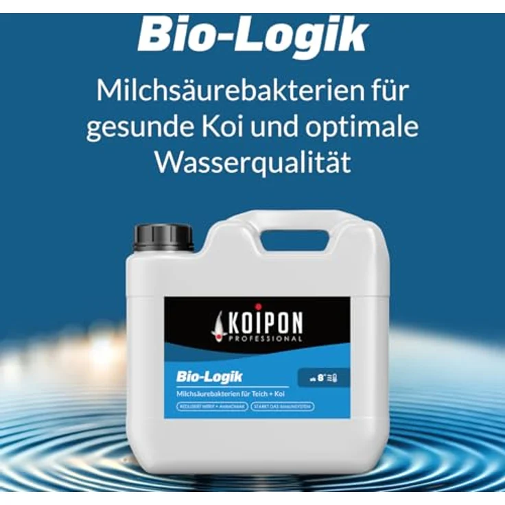 KOIPON Bio-Logik Teich-Milchsäurebakterien 5 L, Nitrit- und Algenbekämpfung, fördert Fischgesundheit und Wundheilung – Bild 4