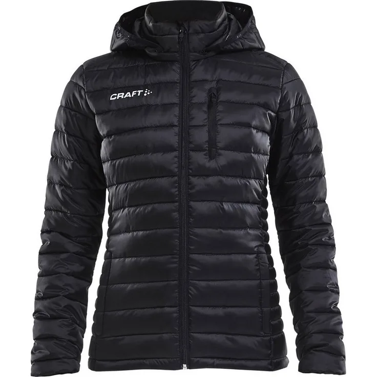 Craft Damen Steppjacke Isolate Jacket 1905994, Wind- und wasserabweisende Allwetterjacke in Schwarz
