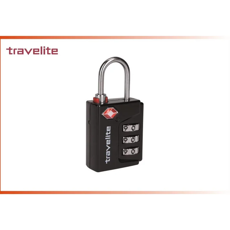 travelite TSA-Vorhängeschloss Travelite TSA Zahlenschloß Kofferschloss, ZINCALLOY, 3 x 6 x 1,5 cm