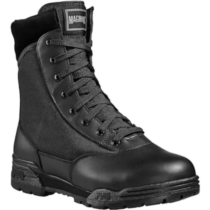 Hi-Tec Magnum Classic Sicherheitsschuhe, schwarz, atmungsaktiv, EN ISO 20347 zertifiziert, Gr. 45