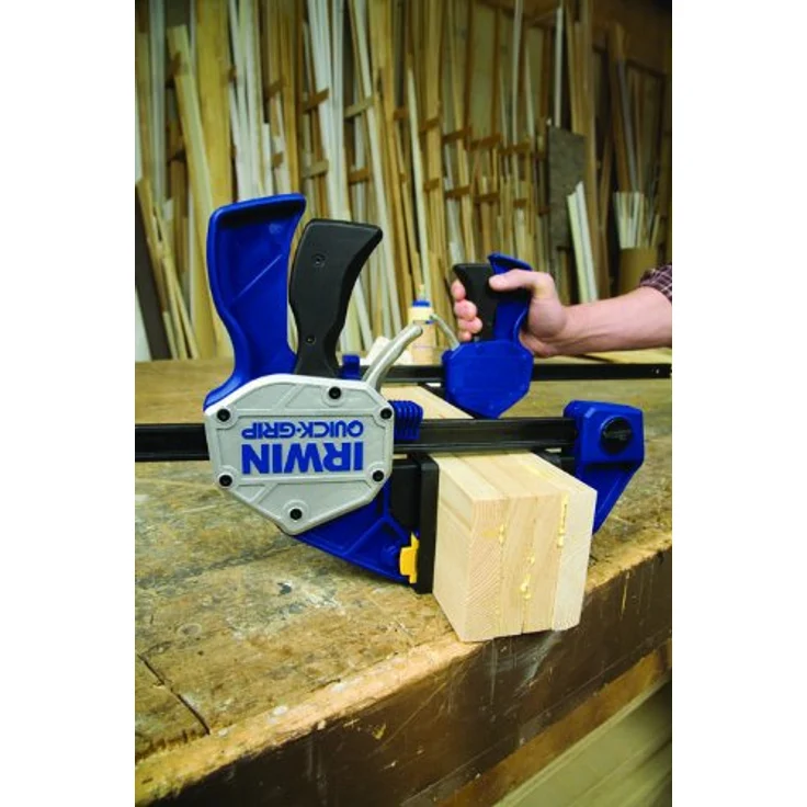 Irwin 10505942 XP Einhand-Zwinge 150 mm, extrem Haltekraft 250 kg, Spreizfunktion – Bild 14