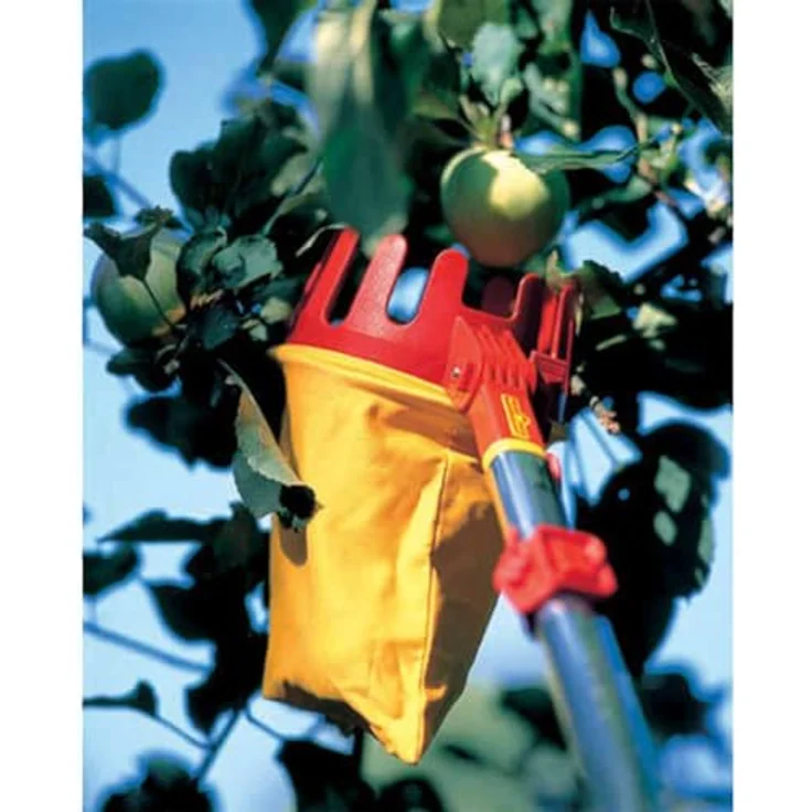 WOLF-Garten Obstpflücker multi-star® 71ACA008650 RG-M, Erntewerkzeug mit abgerundeter Fangkrone und 180° abwinkelbarem Aufsatz, Made in Germany – Bild 3