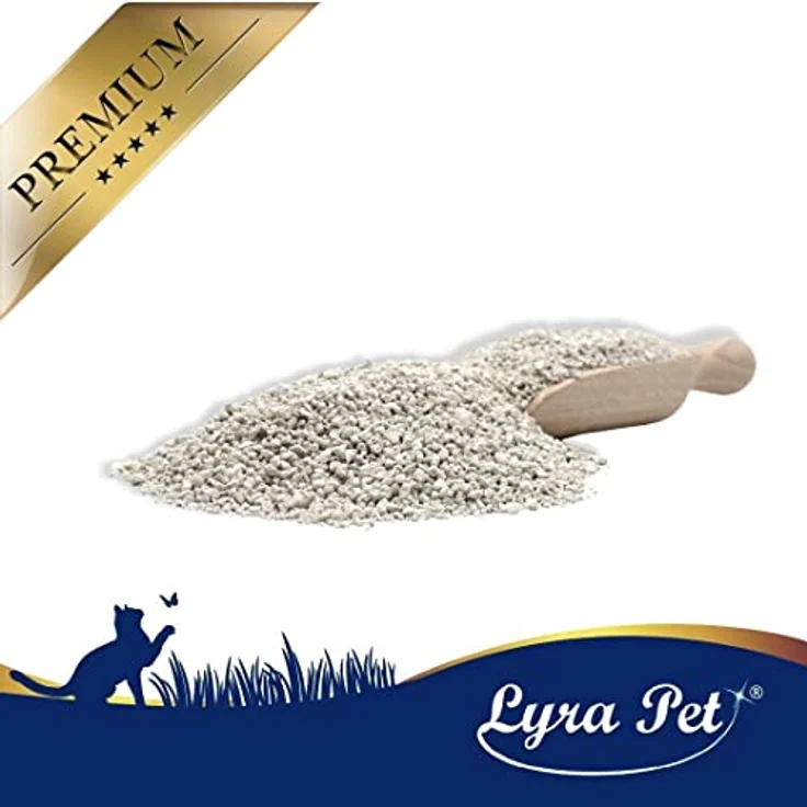 Lyra Pet® | 30 Liter Grey Cat Katzenstreu | Mit Aktivkohle | Mit Babypuder Duft | Feines Klumpstreu | 350% Saugkraft | Naturprodukt aus Bentonit | Saubere Wohnung | Neutralisiert Gerüche | Staubarm – Bild 2