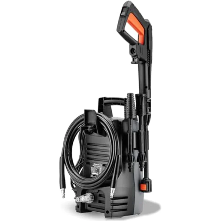 FUXTEC Hochdruckreiniger FX-HDR1400, Leistungsstarker Reiniger mit 1400 Watt und optionalem Reinigungsmittelflasche – Bild 6