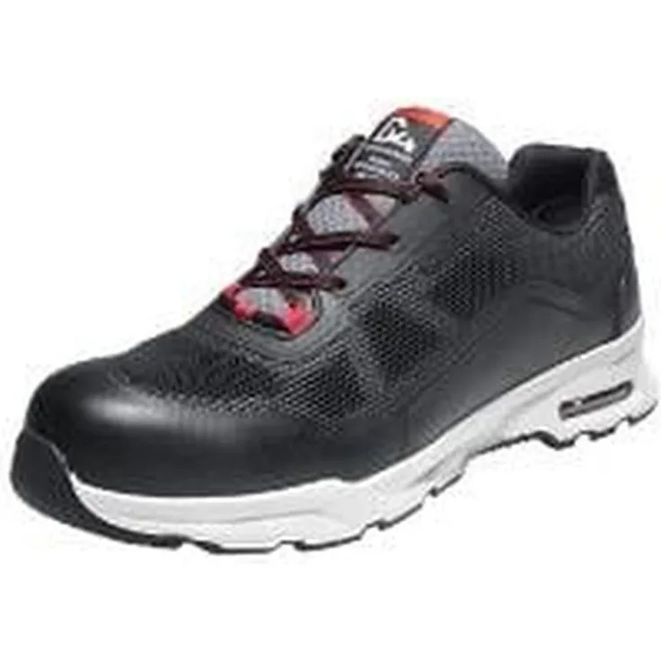 Emma Safety Footwear Paris D, Sicherheitsschuhe S1P ESD, Schwarz/Grau, Grösse 40 mit rutschfester SRC-Sohle und Airbag-Dämpfung
