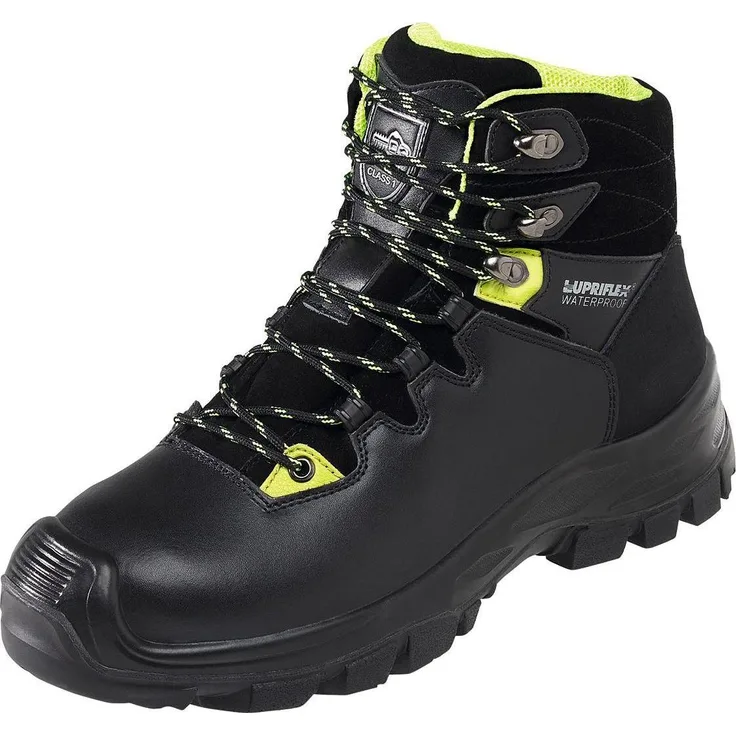 Lupriflex Hunter Low 2-in-1, Sicherheitsschuhe S3 schnittfest, schwarz, Größe 42, mit GORE-TEX-Membran und rutschfester Sohle