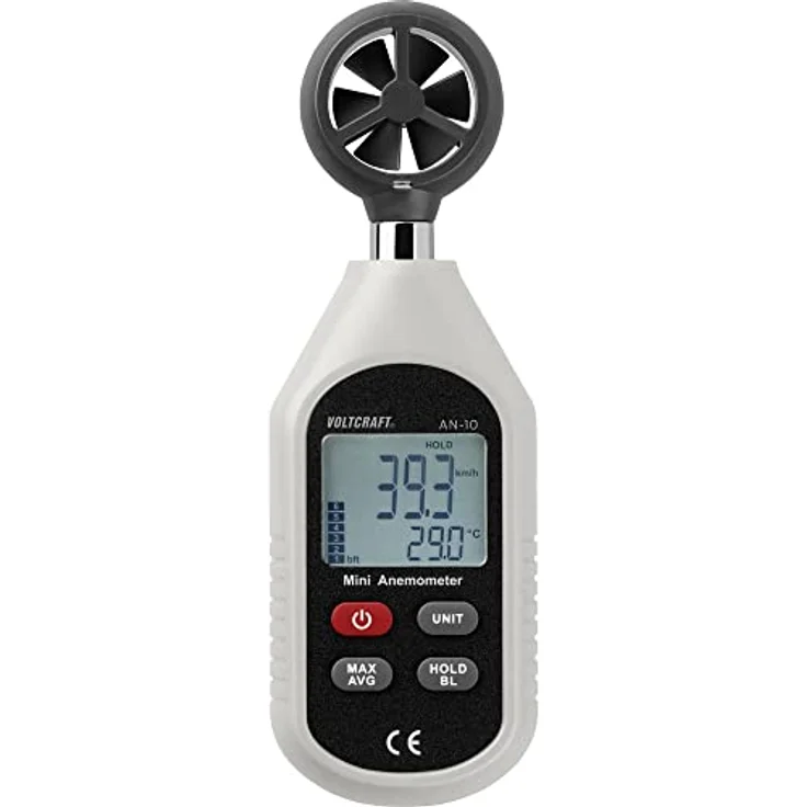 VOLTCRAFT AN-10 Anemometer 0.3 bis 30 m-s Magnet-Flügelrad (VC-8314270) – Bild 2