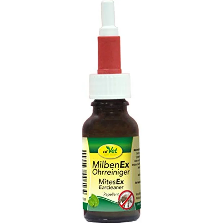 cdVet MilbenEx Ohrreiniger 20 ml für Hunde und Katzen, mit repellenter Wirkung – Bild 1