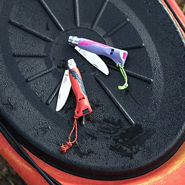 Opinel Outdoor Junior No. 07 Taschenmesser mit Pfeife lila – Bild 5