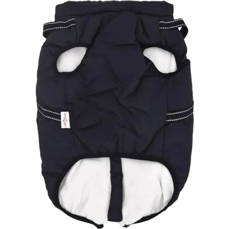 vidaXL Hundemantel Hundemantel mit Geschirr Wasserdicht Marineblau 5XL, verstellbares Geschirr, wasserdicht, mit Reflexstreifen – Bild 5