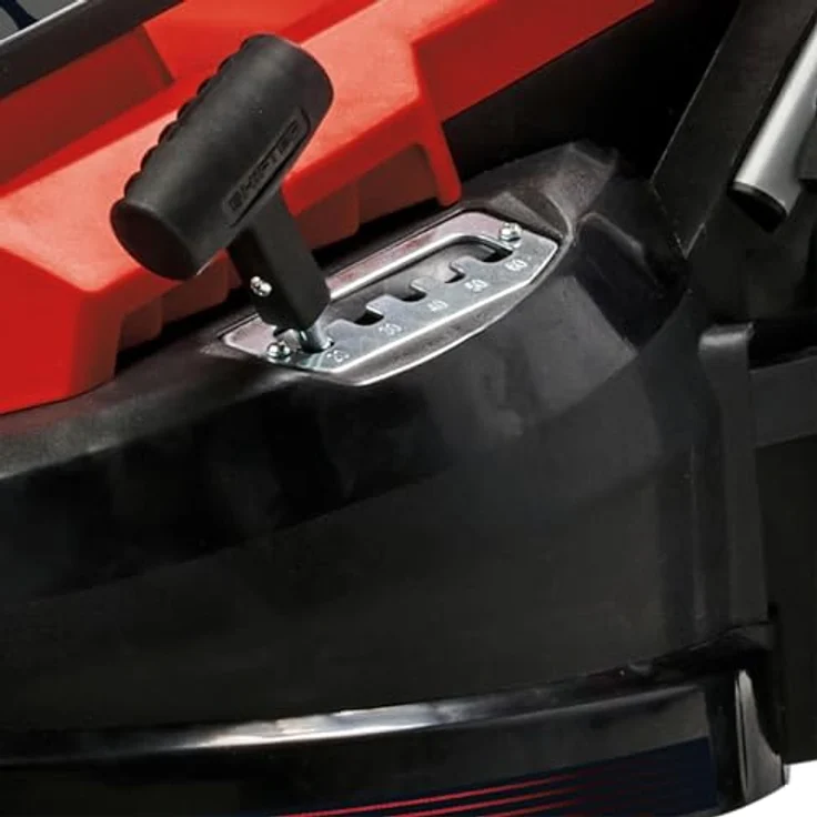 Einhell Elektrorasenmäher GC-EM 1600/37, 37 cm Schnittbreite, 1600 W, Kunststoffgehäuse, ergonomischer Führungsholm, 5-stufige Schnitthöhenverstellung, Grasfangsack 38 Liter, schwarz – Bild 5
