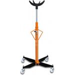 Unicraft Hydraulischer Getriebeheber GH 505, Tragkraft 500 kg, stufenlos höhenverstellbar von 124-205 cm, mit Fußpedal und Rangiergriff