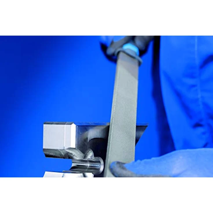 Pferd 11210308 Feilen für die Werkstatt nach DIN Flachstumpf Hieb 3 Werkstattfeile, Kreuzhieb H3, Länge 300mm – Bild 6