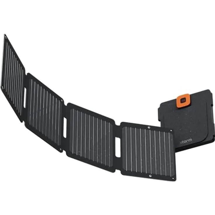 Xtorm SolarBooster, Solarpanel Xtreme Series mit 28W, tragbar, USB- und USB-C-Anschluss, LCD-Anzeige, 0.91 kg