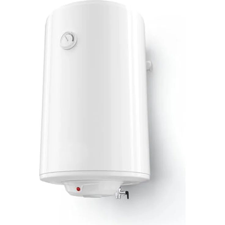 Thermoflow DS 150, Elektro Warmwasserspeicher 150 L Wandspeicher mit 1,5 kW Leistung, druckfest, 383 Minuten Aufheizzeit – Bild 1