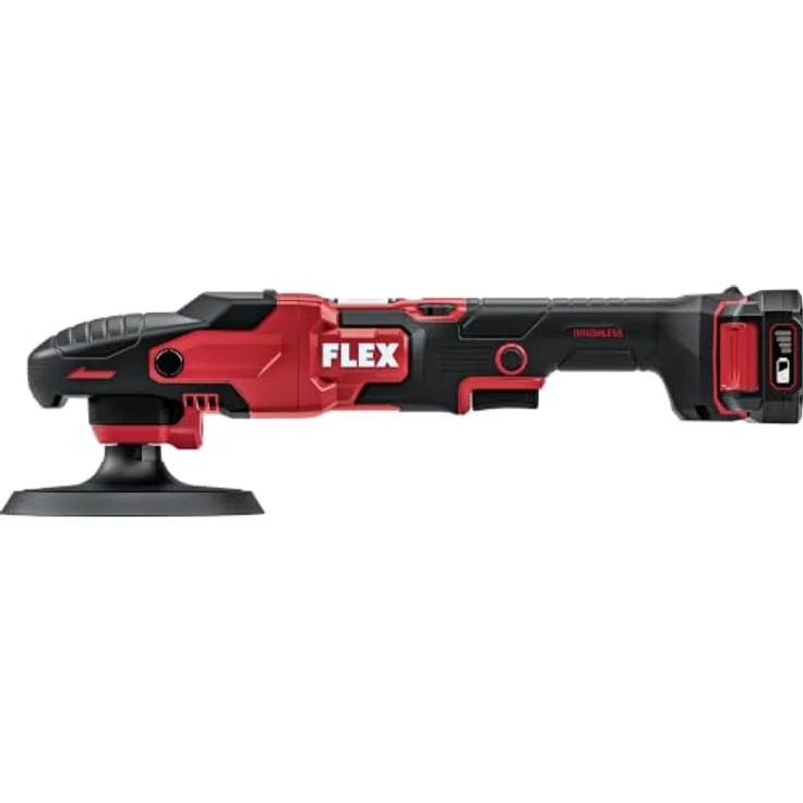Flex Akku-Poliermaschine PE 2 18-EC Set, 550-1800 U/min, Ø 150 mm, bürstenloser Motor, konstante Drehzahl, ergonomisches Design – Bild 4