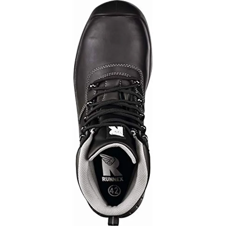 BIG Arbeitsschutz RUNNEX® S3-Sicherheitsschnürstiefel TeamStar, hydrophobiertes Glattleder, Aluminium-Zehenschutzkappe, metallfreie Durchtritthemmung, Größen 36-48 – Bild 2