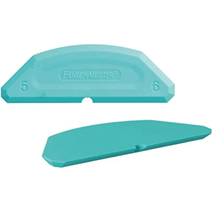 Fugenmeister Schablonensatz klein Winkel - Fugenglätter Fugenabzieher für Silikon & Acryl, ideal für Küche und Bad, Größe 5/6, 8/10, R3/90°, 3er Packung – Bild 4