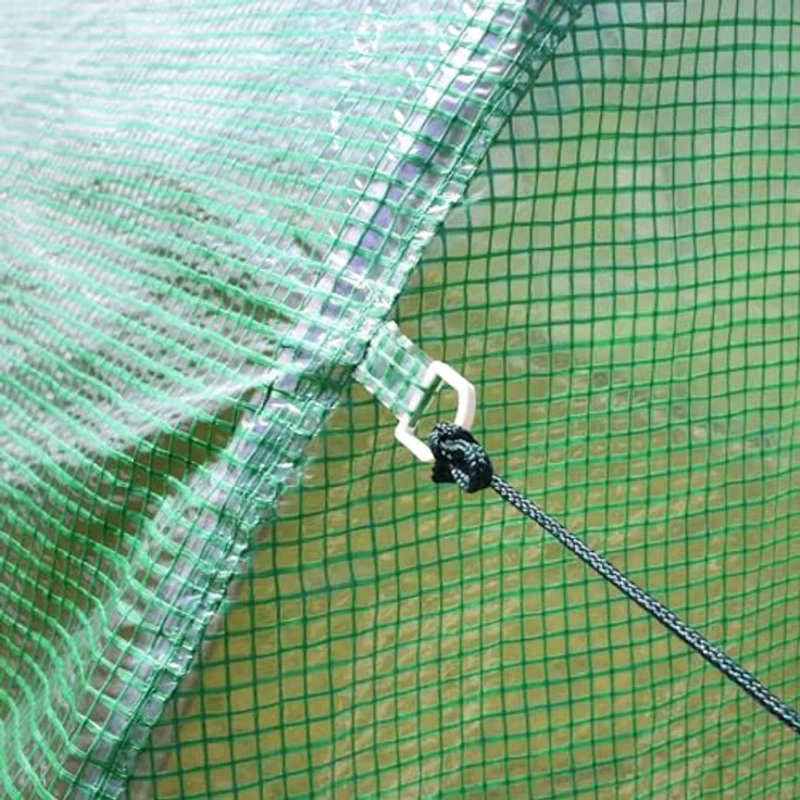 Zelsius Foliengewächshaus (L) 300 x (B) 200 x (H) 200 cm | stabiles Tomatengewächshaus, Folienzelt, Gewächshaus für Garten | Tomatenhaus, Folien Treibhaus, Pflanzenzelt, Frühbeet – Bild 5