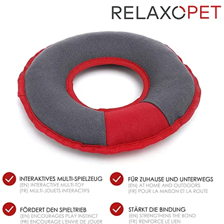 RelaxoPet Play, Hundespielzeug Multi-Ring mit original Duft-Tresor, Spielzeug für große und kleine Hunde. Bekannt aus 'Die Höhle der Löwen' – Bild 2