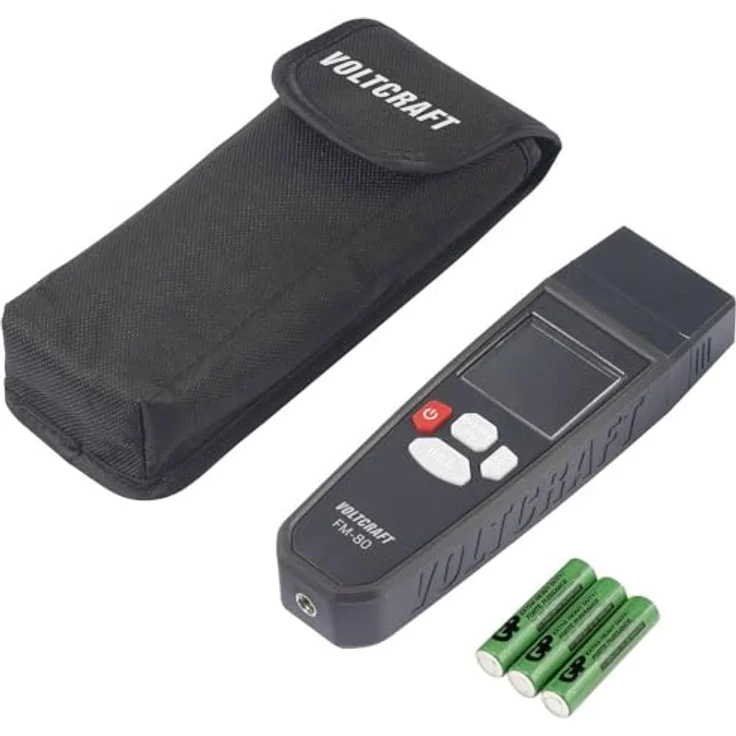 VOLTCRAFT Feuchtigkeitsmesser Feuchte-Messgerät, für Harthölzer mit Materialfeuchteindikator MF-80 – Bild 4