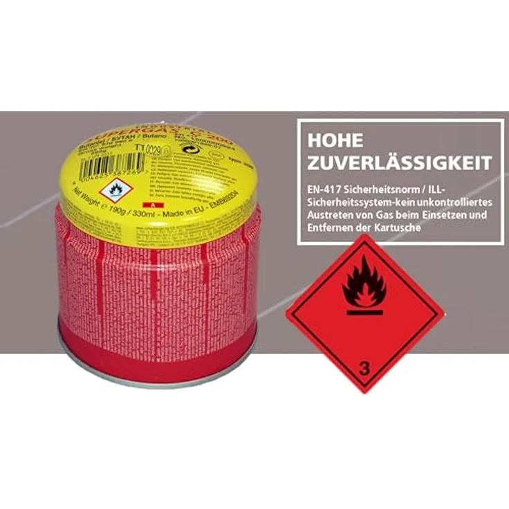 Rothenberger Industrial C200 Supergas-Brenngas-Kartusche, hochreines Butan-Gasgemisch, 330 ml - 1500000924 – Bild 4