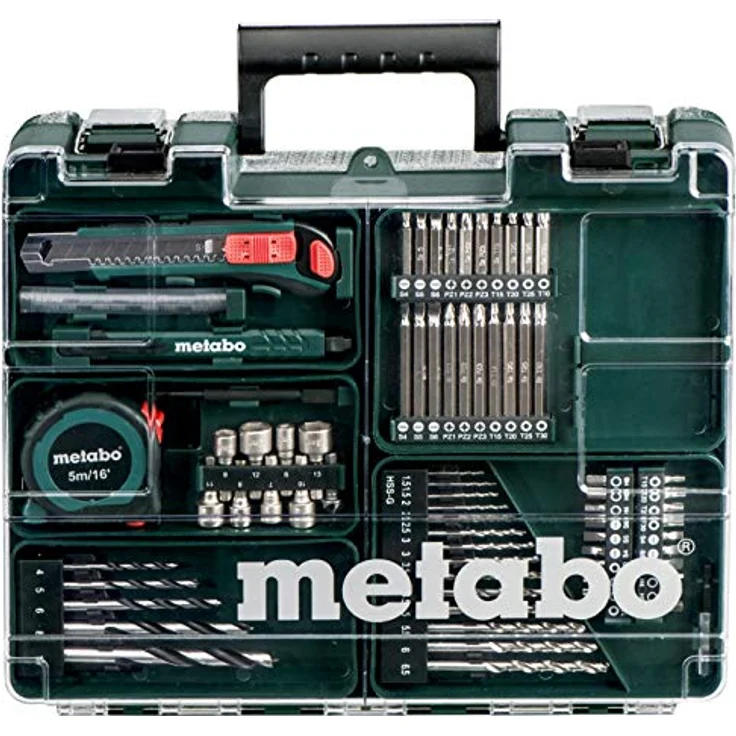 Metabo 60220688 Akku-Bohrschrauber BS 14.4 Set 14,4 V, 2x 2 Ah Li-Ion Akkus, Ladegerät und Zubehör-Set, im Kunststoffkoffer – Bild 3