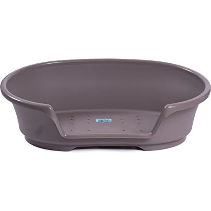 Kunststoff Bett "Cosy-Air" warmgrau 65 cm