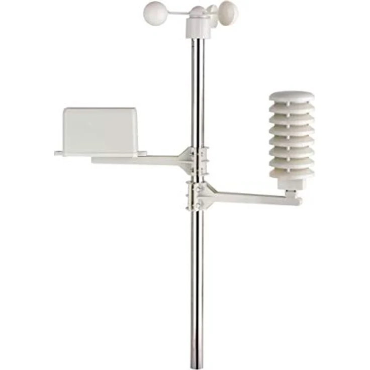 TFA Stratos, Funk-Wetterstation mit Wind- und Regenmesser, Weiss – Bild 9