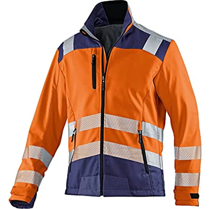 KÜBLER REFLECTIQ Warnschutzjacke warnorange, Größe L, Unisex-Arbeitsjacke aus Mischgewebe – Bild 1