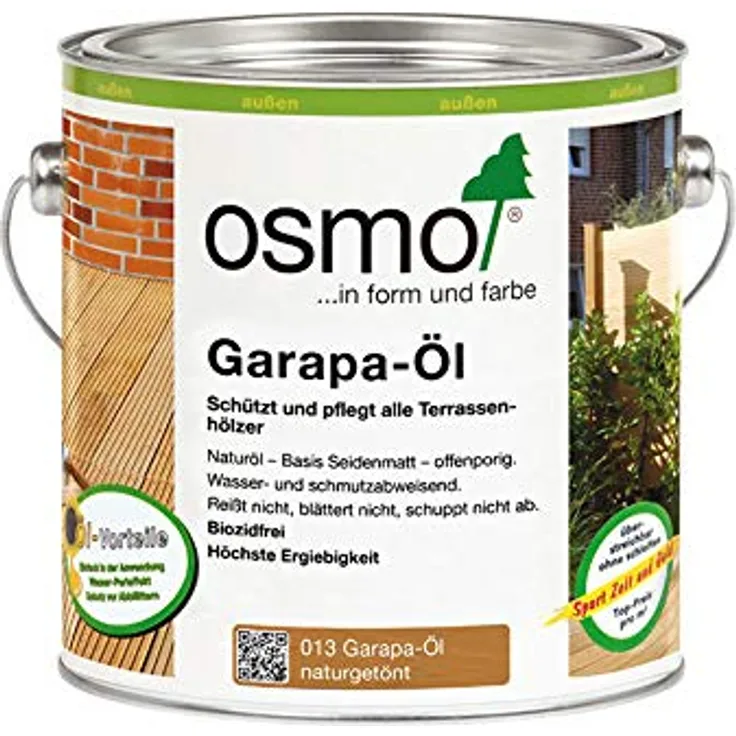 OSMO Terrassenöl 0,75 L Garapa-Öl 013 Naturgetönt - 11500081