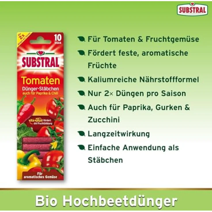 SUBSTRAL Düngerstäbchen für Tomaten 10 St. – Bild 3