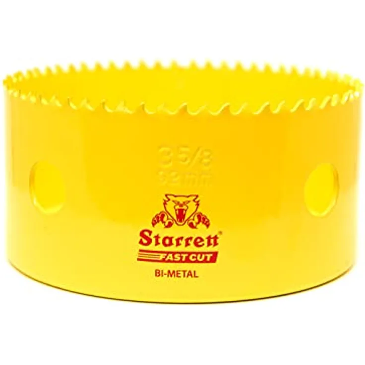 Starrett FCH0358 Bi-Metall Schnellschnitt-Lochsäge, 92 mm