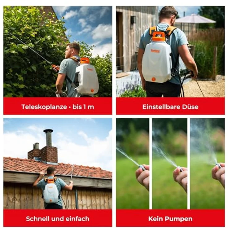 Toolland Akku-Rückenspritze 12 L – Bild 4