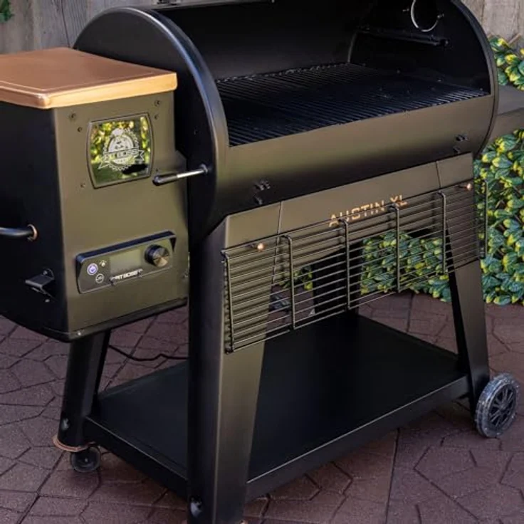 PIT BOSS Pelletgrill Austin XL Onyx Edition, Holzpellet Smoker mit 6503 cm² Grillfläche, präziser Temperaturkontrolle und Flame Broiler bis 535 °C – Bild 4