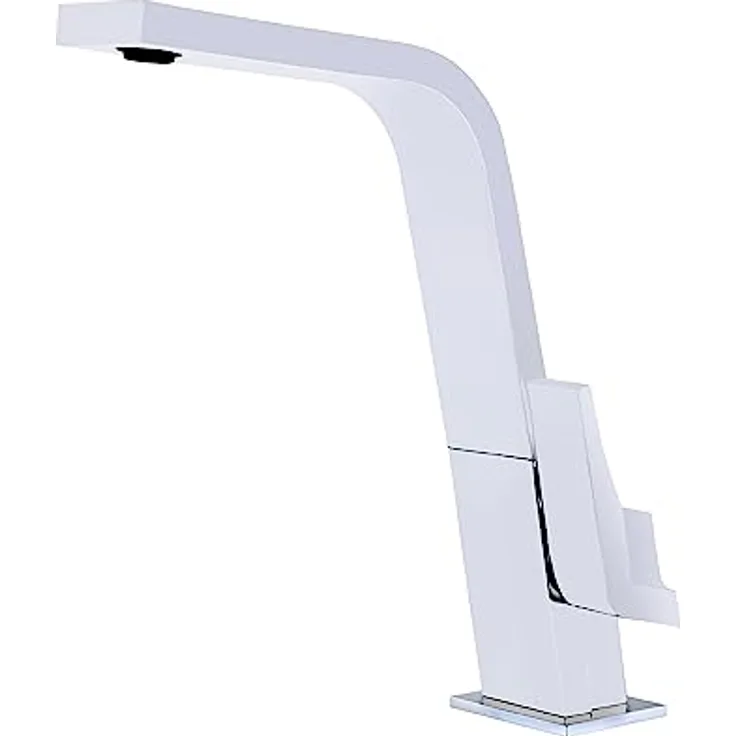 Teka Küchenarmatur IC 915 W, Einhand-Küchenarmatur mit schwenkbarem Auslauf, weiß