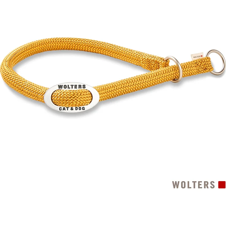 Wolters K2-Tauprogramm Schlupfhalsband, 50 cm x 1,3 cm, curry gelb, robustes Nylongewebe mit Zugbegrenzer, waschbar – Bild 1