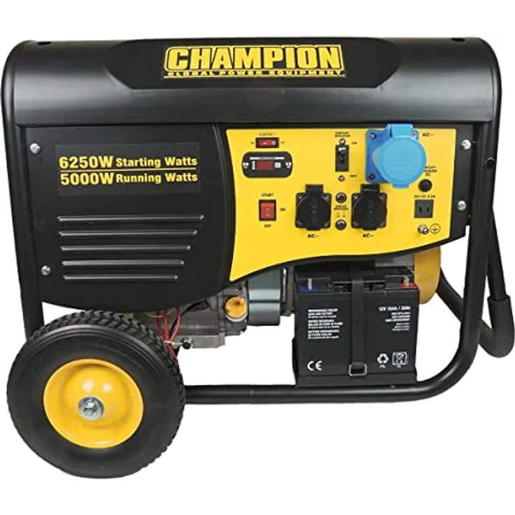 Champion Power Equipment Stromaggregat Benzin 5500 Watt Fernbedienung, 25 l Tank - Preisvergleich – Bild 2