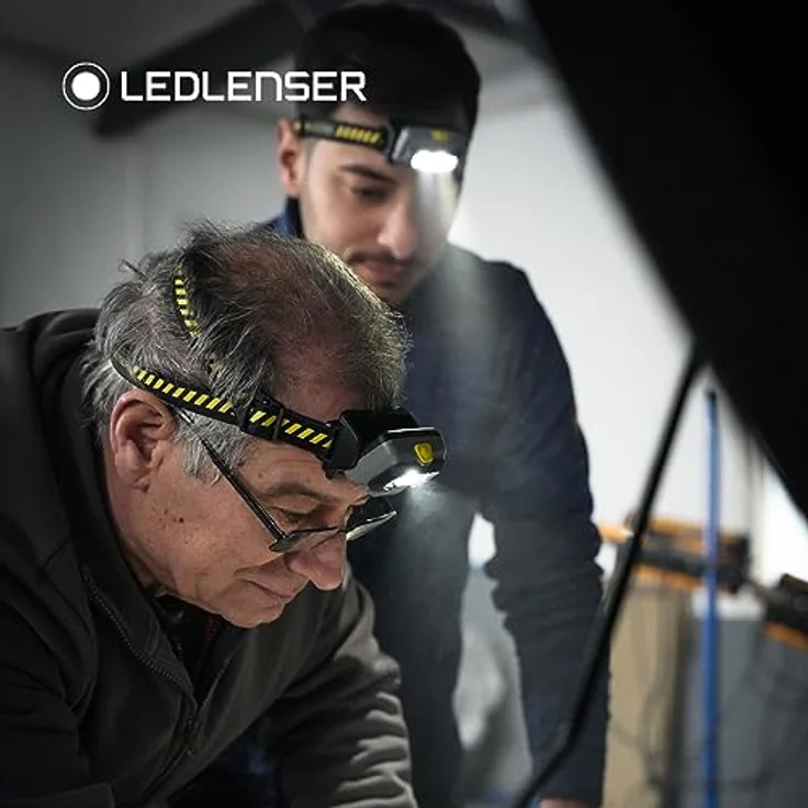 Ledlenser HF4R Work, Stirnlampe mit 500 lm, rot – Bild 5