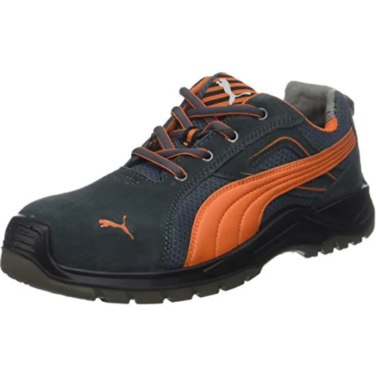 PUMA Safety Omni Orange Low SRC 643620-40 Sicherheitsschuh S1P Groeße: 40 Schwarz, Orange 1 Paar