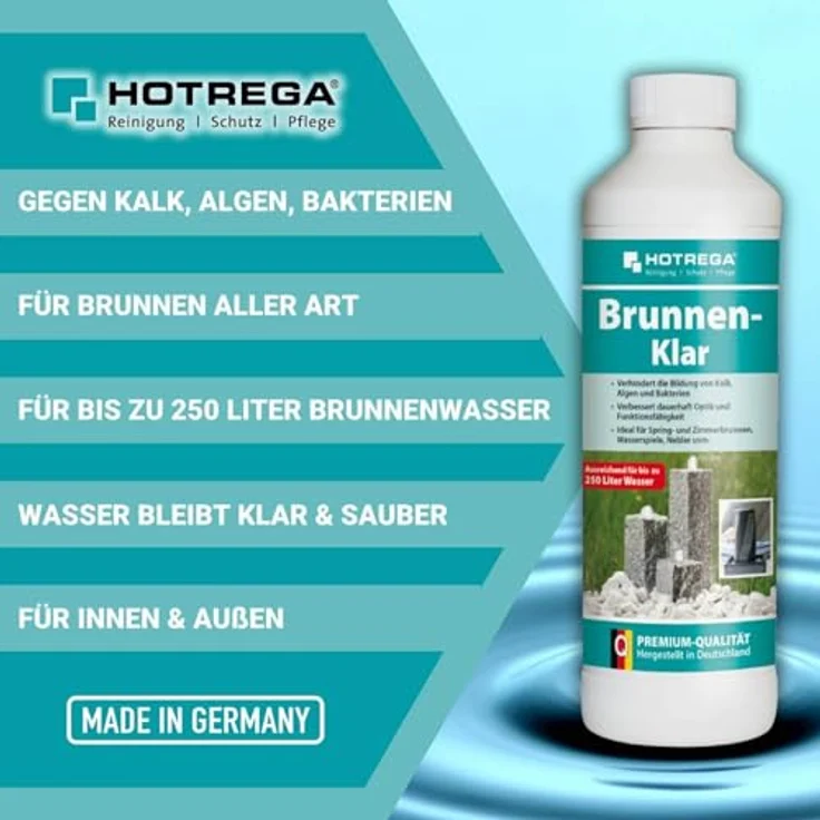HOTREGA Brunnen-Klar 500 ml – Bild 2