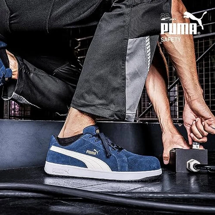 PUMA Safety Sicherheitsschuh HERITAGE, Velourleder, hitzebeständige Gummilaufsohle bis 300°C, Fiberglaskappe, FAP®-Durchtrittschutz – Bild 9
