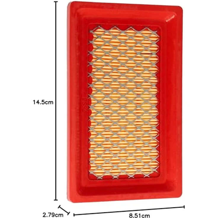 vhbw Luftfilter Set orange, schwarz passend für Rasenmäher Fleurelle BM 45 OHV – Bild 11