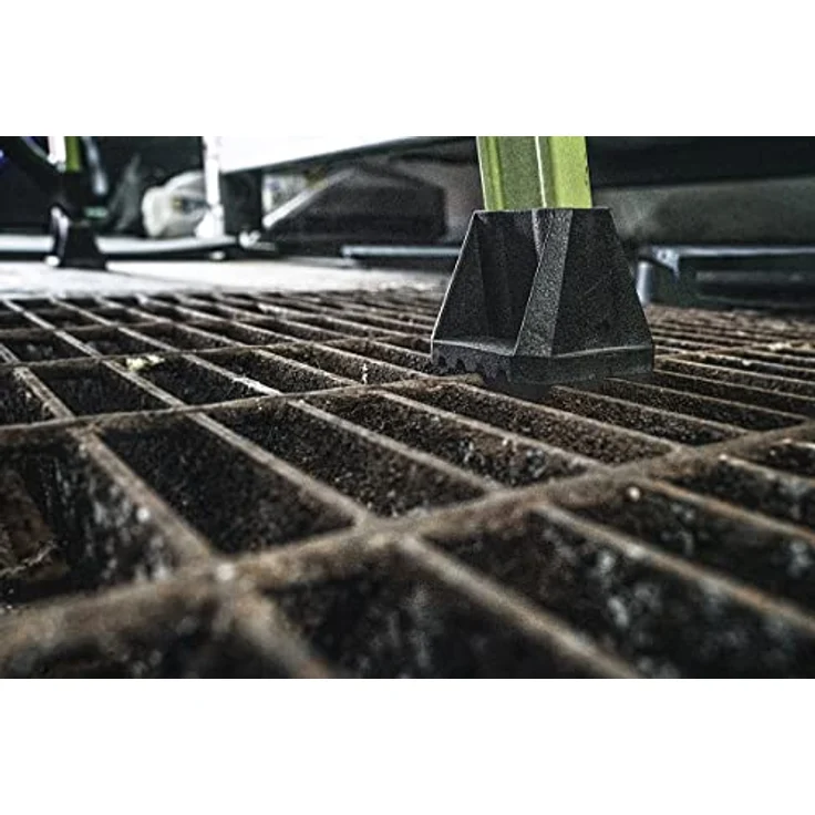 Little Giant Mightylite 5' LED Leiter, grün, leicht und nicht leitfähig mit komfortablen Sprossen – Bild 2